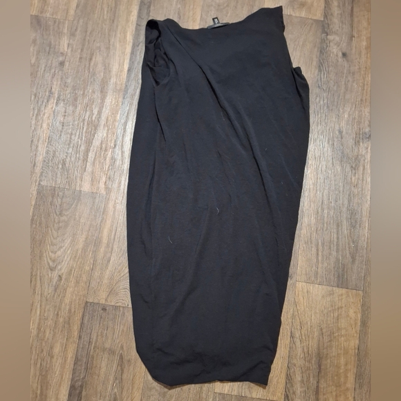 Max Mara Weekend Black One Shoulder Strap Ruched Dress. - Picture 2 of 11